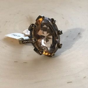 Peach Vintage Style Statement Ring